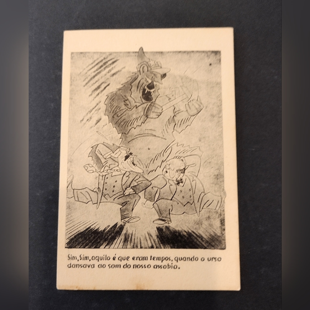 Vintage Roosevelt Postcard With Russian Relations